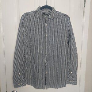 Murano Dress Shirt Checker Men's Large